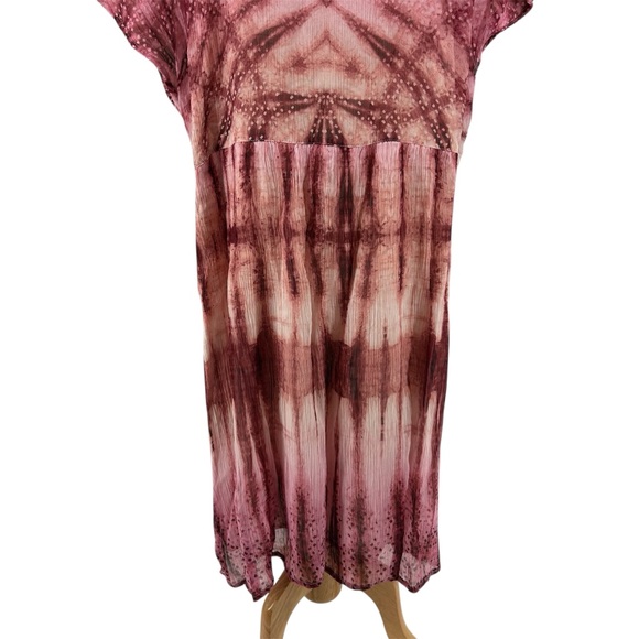 NWT Sundance Gemi Embroidered Tie Dye Print Boho Dress Size XL NEW - Picture 10 of 13